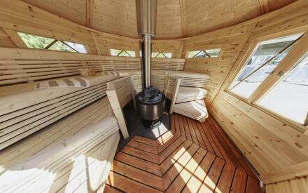 Panorama Sauna 9,9m (Finnische Sauna)