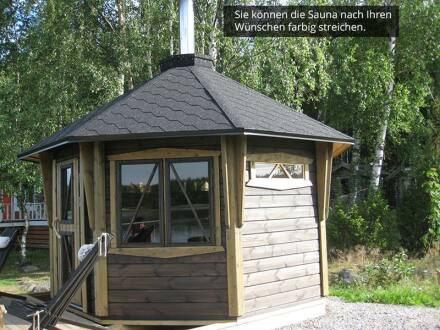 Panorama Sauna 9,9m² (Finnische Sauna)