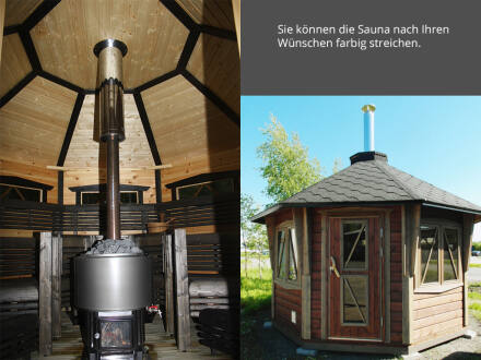 Panorama Sauna 9,9m (Finnische Sauna)