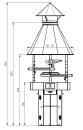 Carelia Grill 80cm Ø Premium hohes Modell Edelstahl